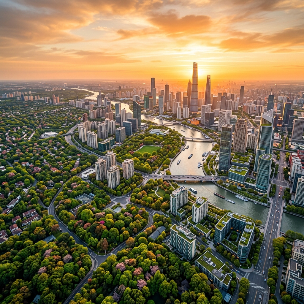 City Landscape Sunset